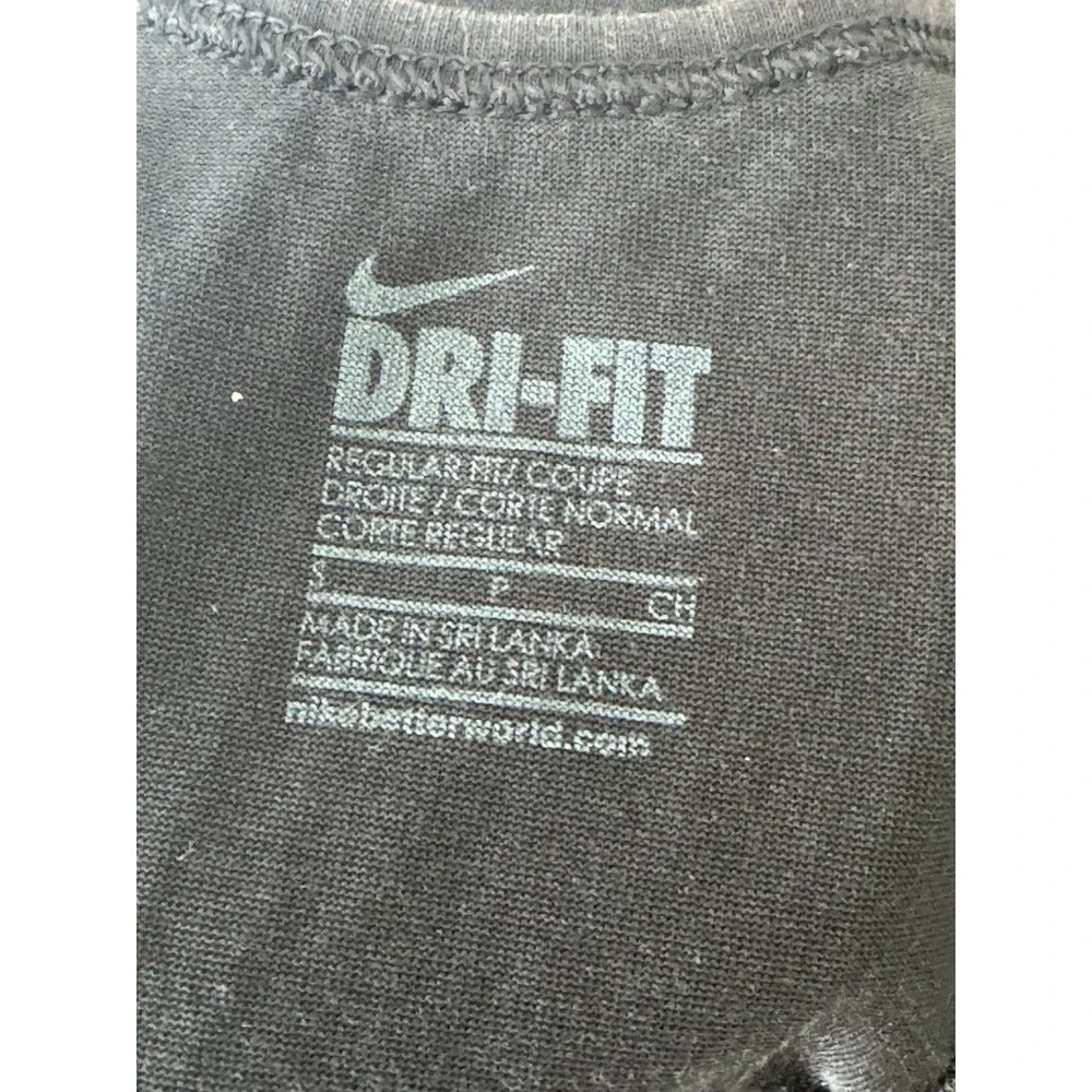Nike Dri-FIT Womens Small Black Racerback Athletic Tank Top Workout Gym